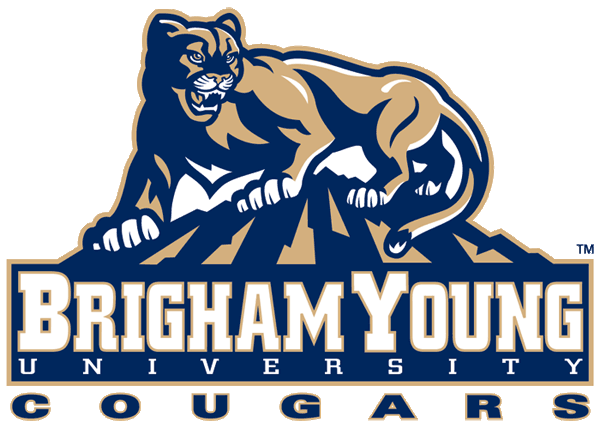 Brigham Young Cougars 1999-2004 Primary Logo custom vinyl decal